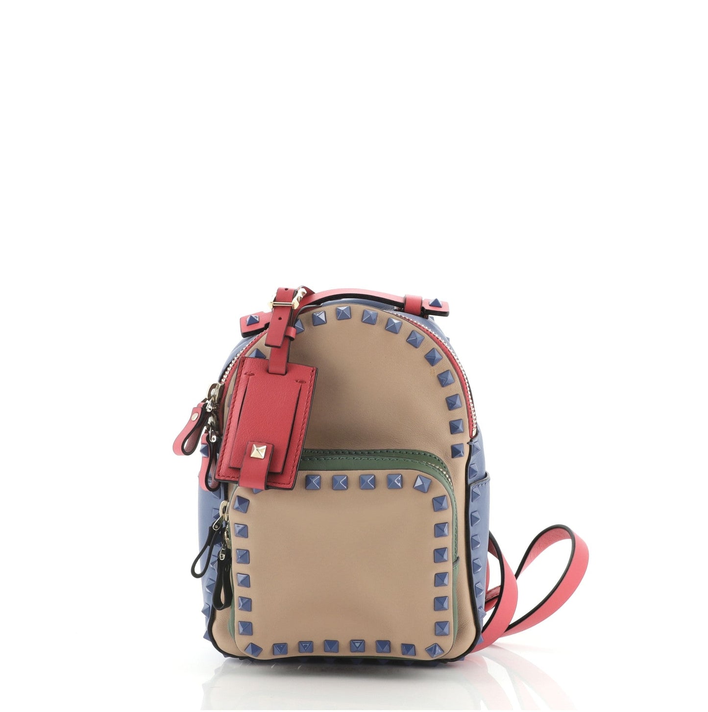 Rockstud Backpack Leather Mini