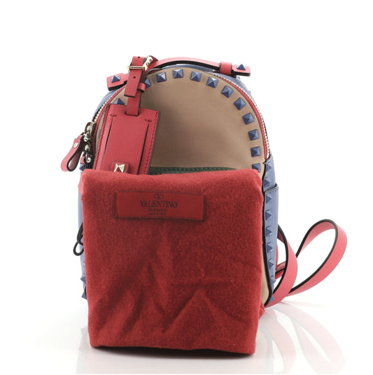 Rockstud Backpack Leather Mini