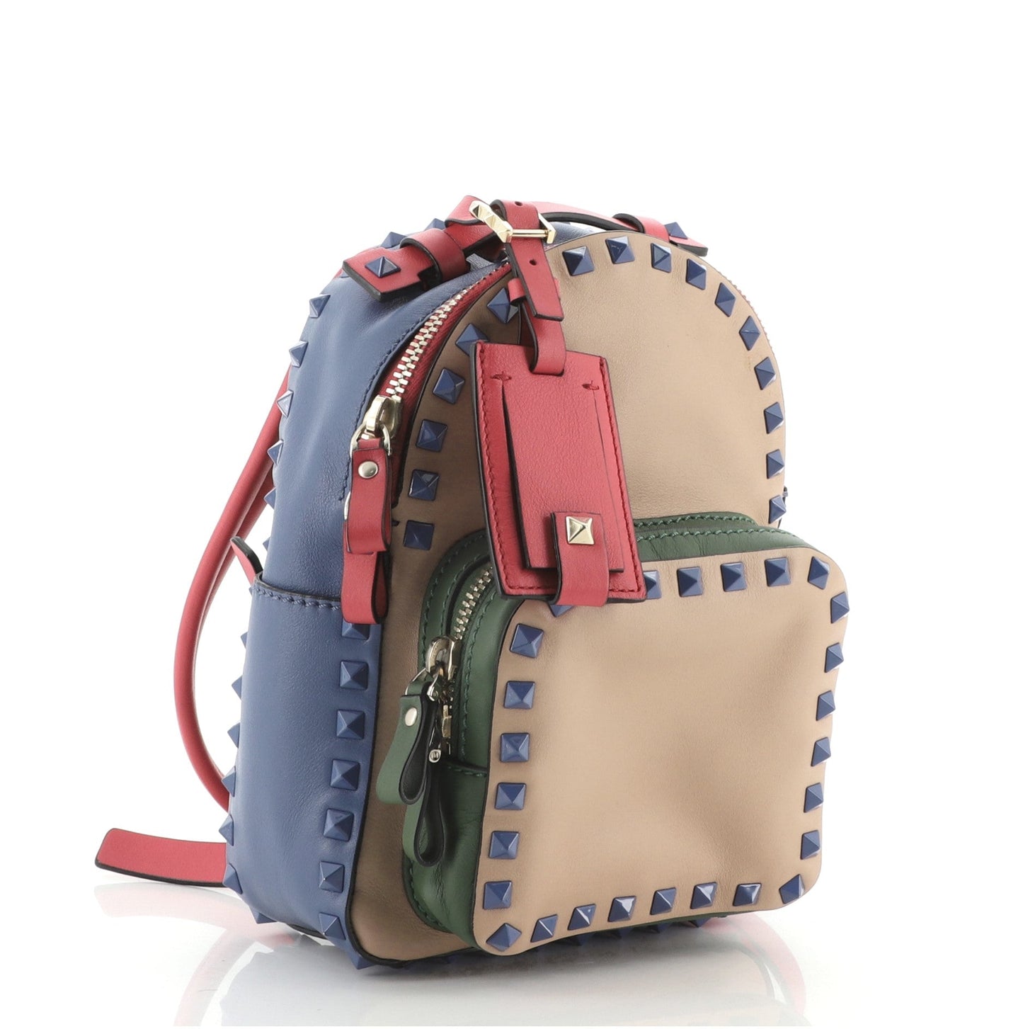 Rockstud Backpack Leather Mini
