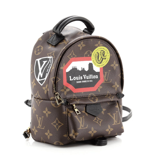 Palm Springs Backpack Limited Edition Monogram Canvas Mini