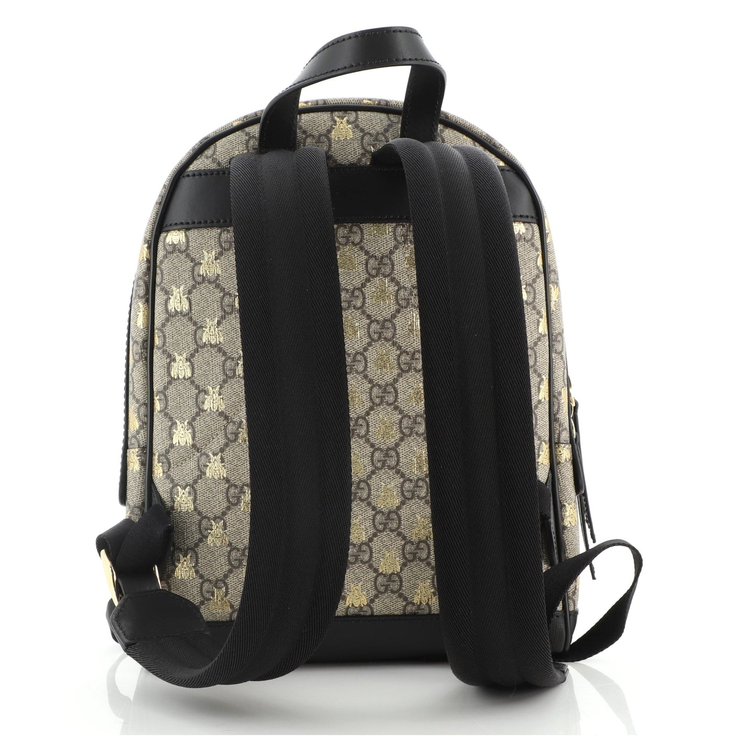 Zip Pocket Backpack Printed GG Coated Canvas Mini