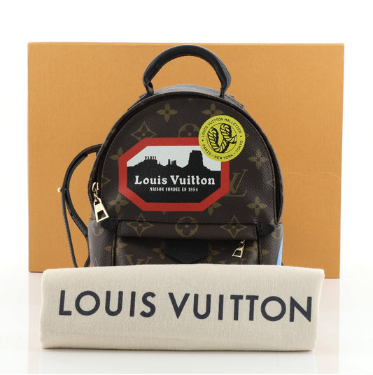 Palm Springs Backpack Limited Edition Monogram Canvas Mini