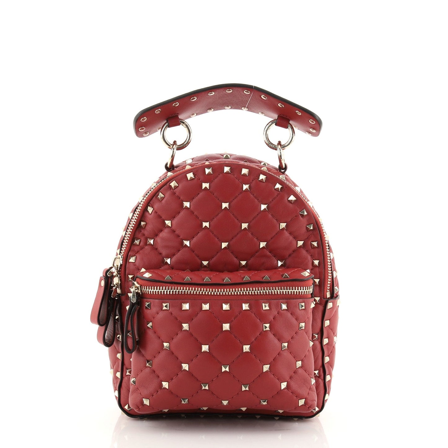 Rockstud Spike Backpack Quilted Leather Mini