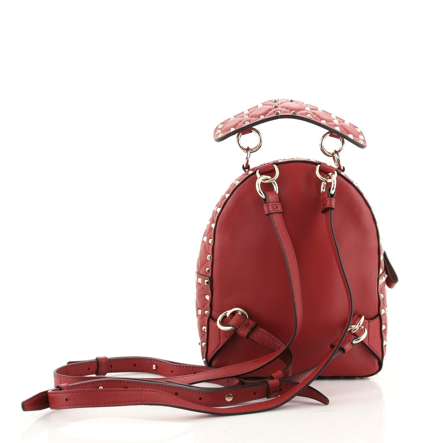 Rockstud Spike Backpack Quilted Leather Mini