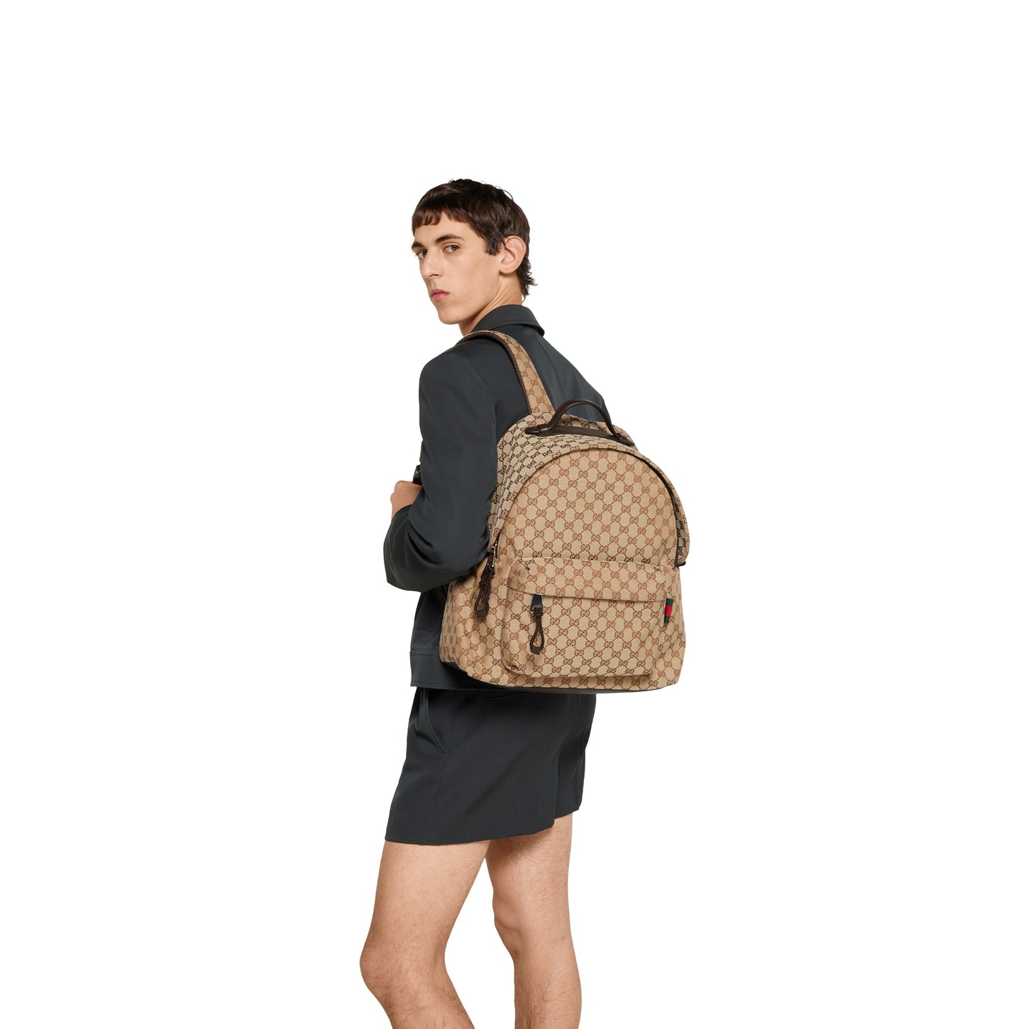 Medium GG backpack with Web