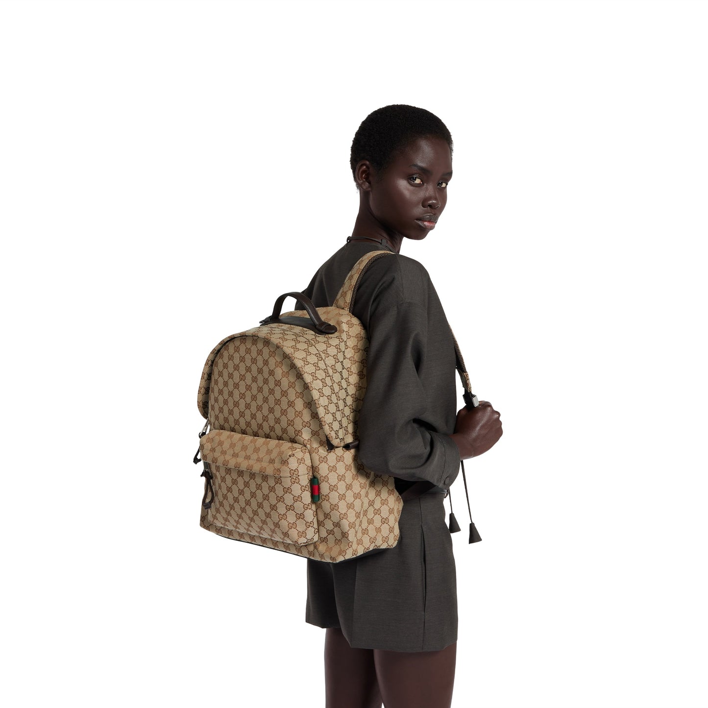 Medium GG backpack with Web