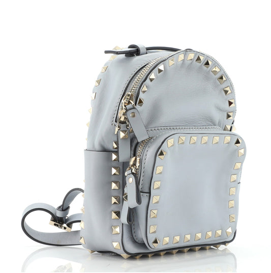Rockstud Backpack Leather Mini