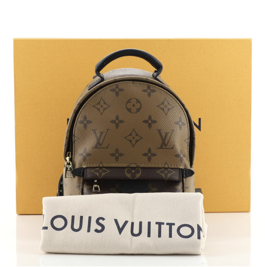 Palm Springs Backpack Reverse Monogram Canvas Mini