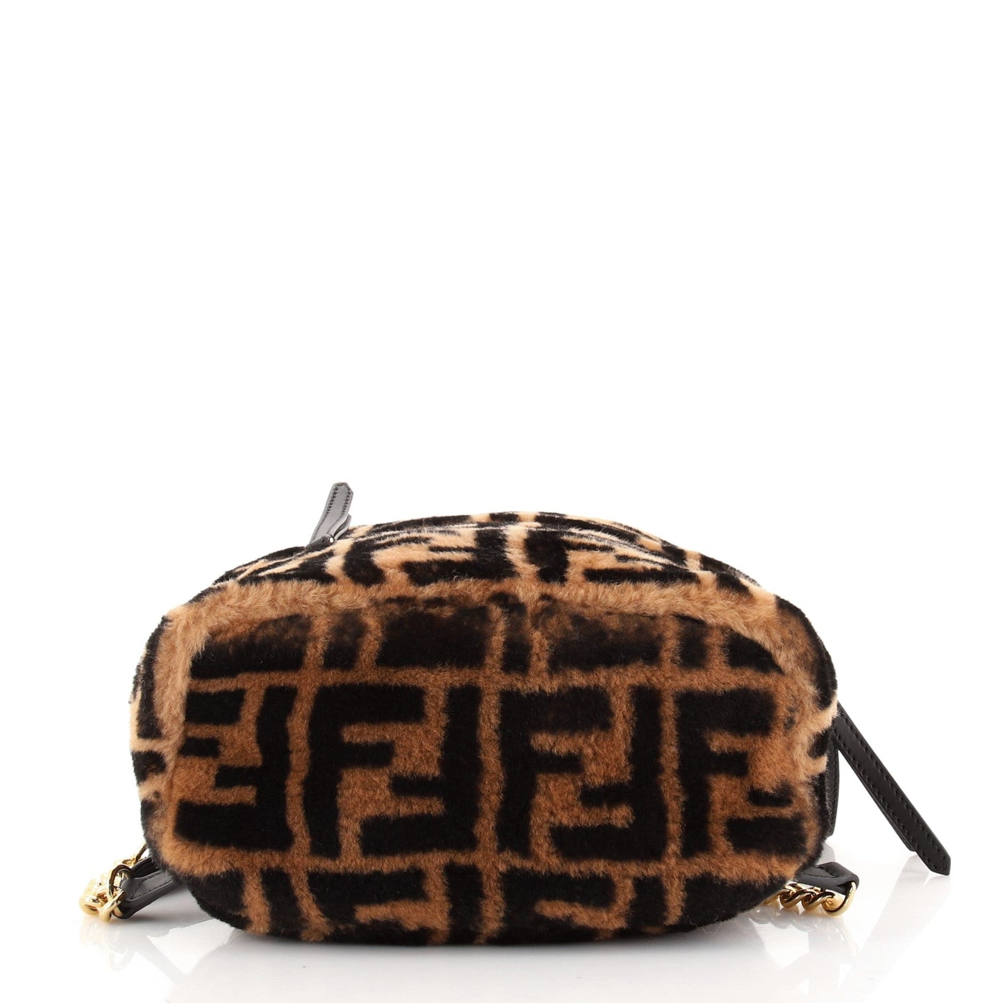 Zip Backpack Zucca Shearling Mini