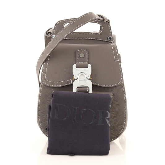 Saddle Backpack Leather Mini