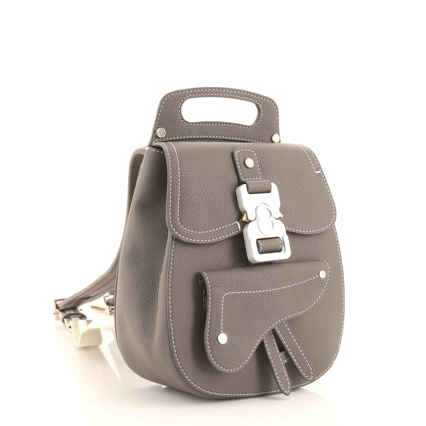 Saddle Backpack Leather Mini