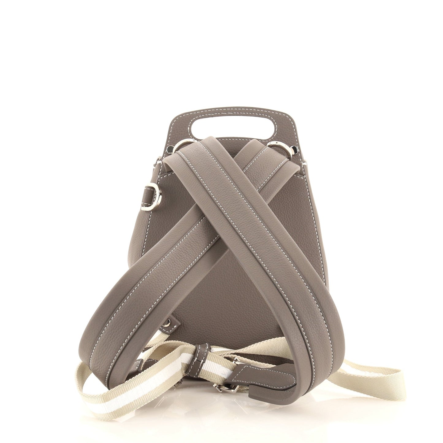 Saddle Backpack Leather Mini