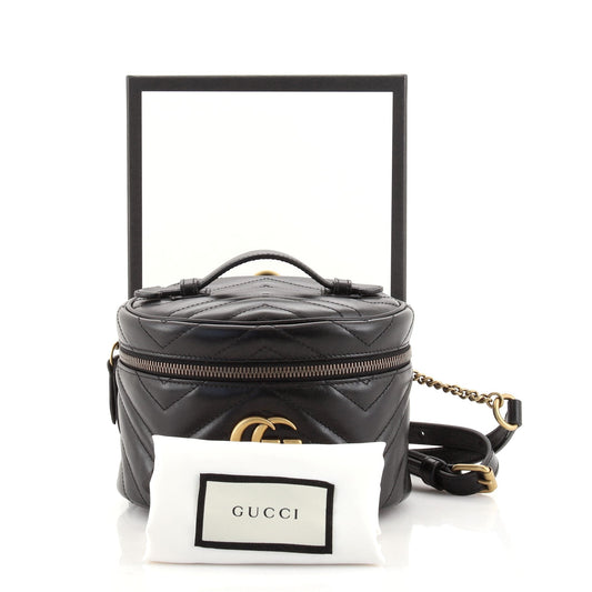 GG Marmont Vanity Backpack Matelasse Leather Mini