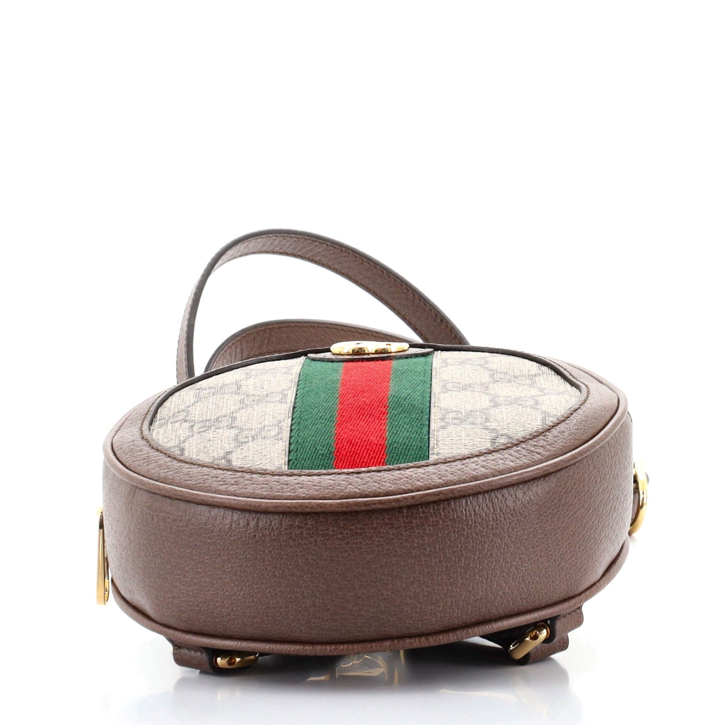 Ophidia Round Backpack GG Coated Canvas Mini