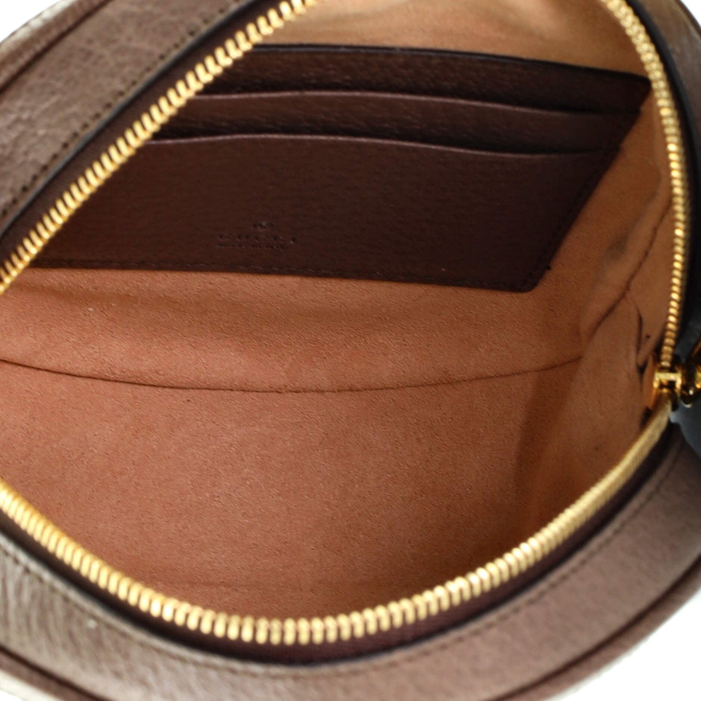 Ophidia Round Backpack GG Coated Canvas Mini