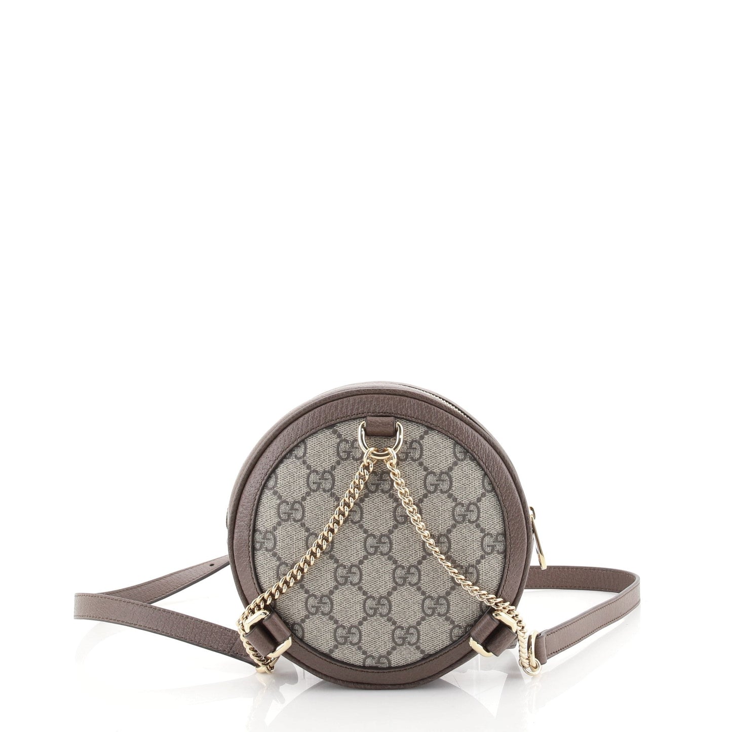 Ophidia Round Backpack GG Coated Canvas Mini