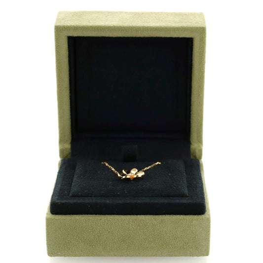 Frivole Pendant Necklace 18K Yellow Gold and Diamond Mini