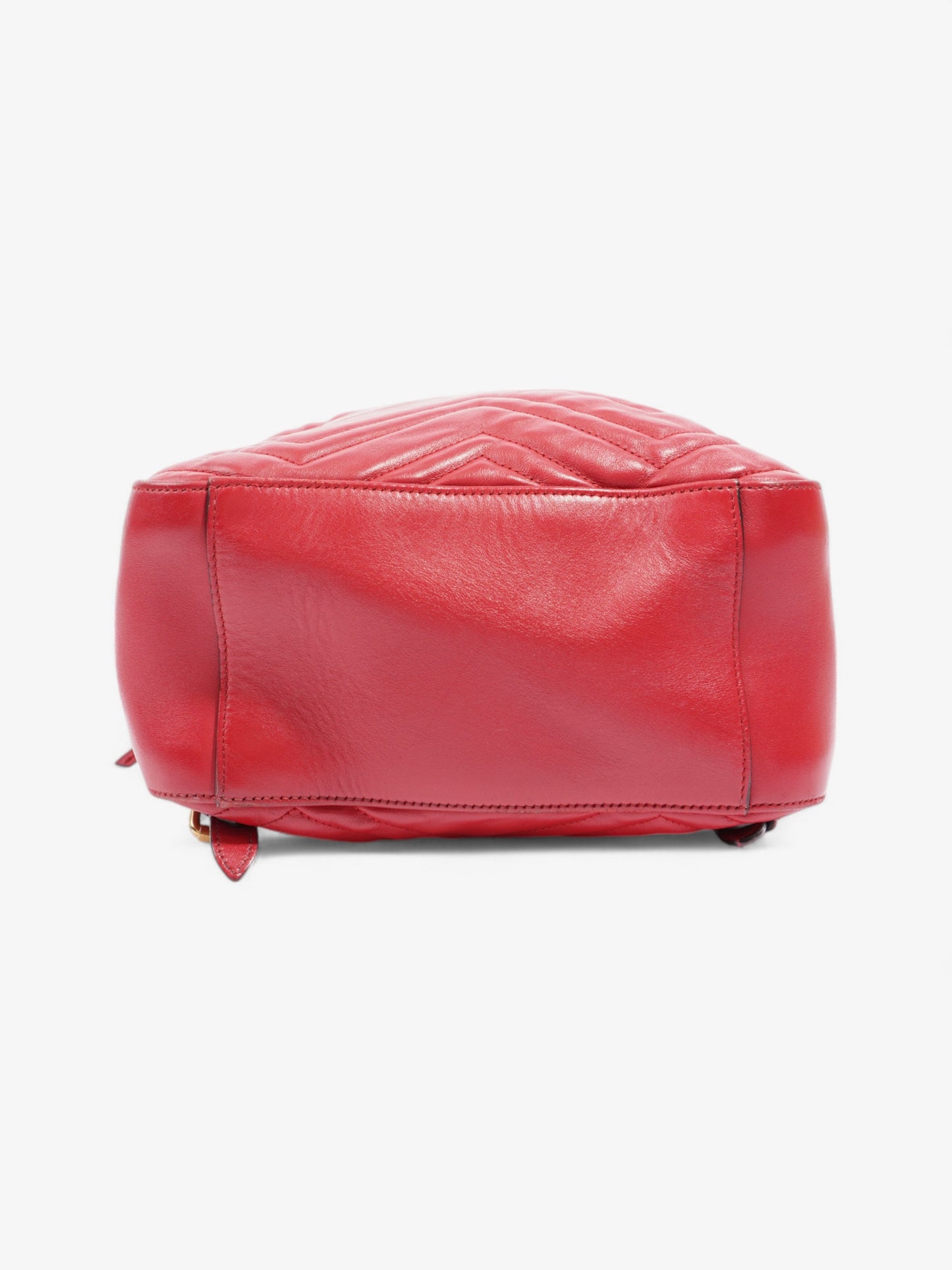 Gucci Marmont Backpack Red Matelasse Leather