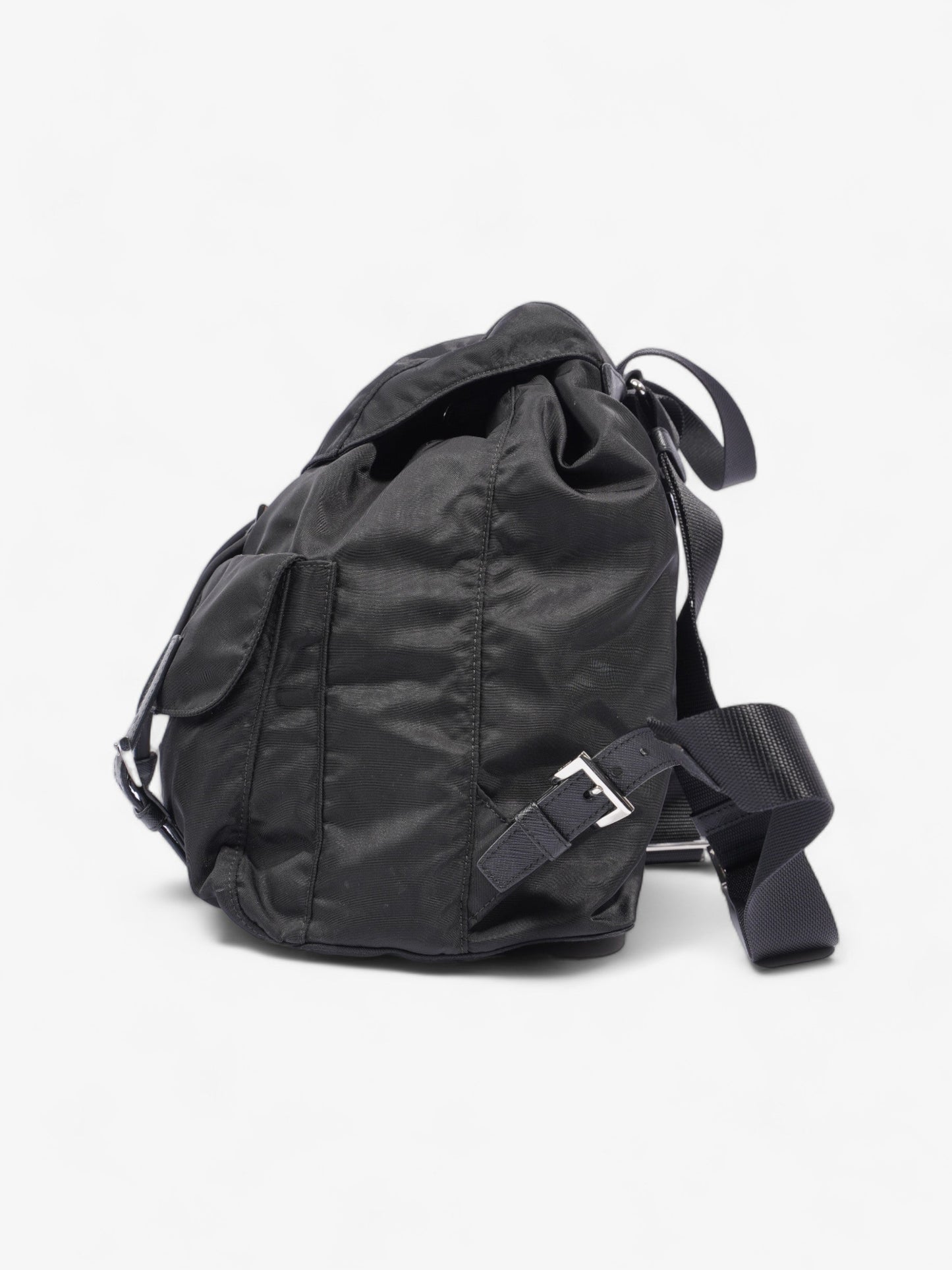 Tessuto Backpack Black Re Nylon Medium