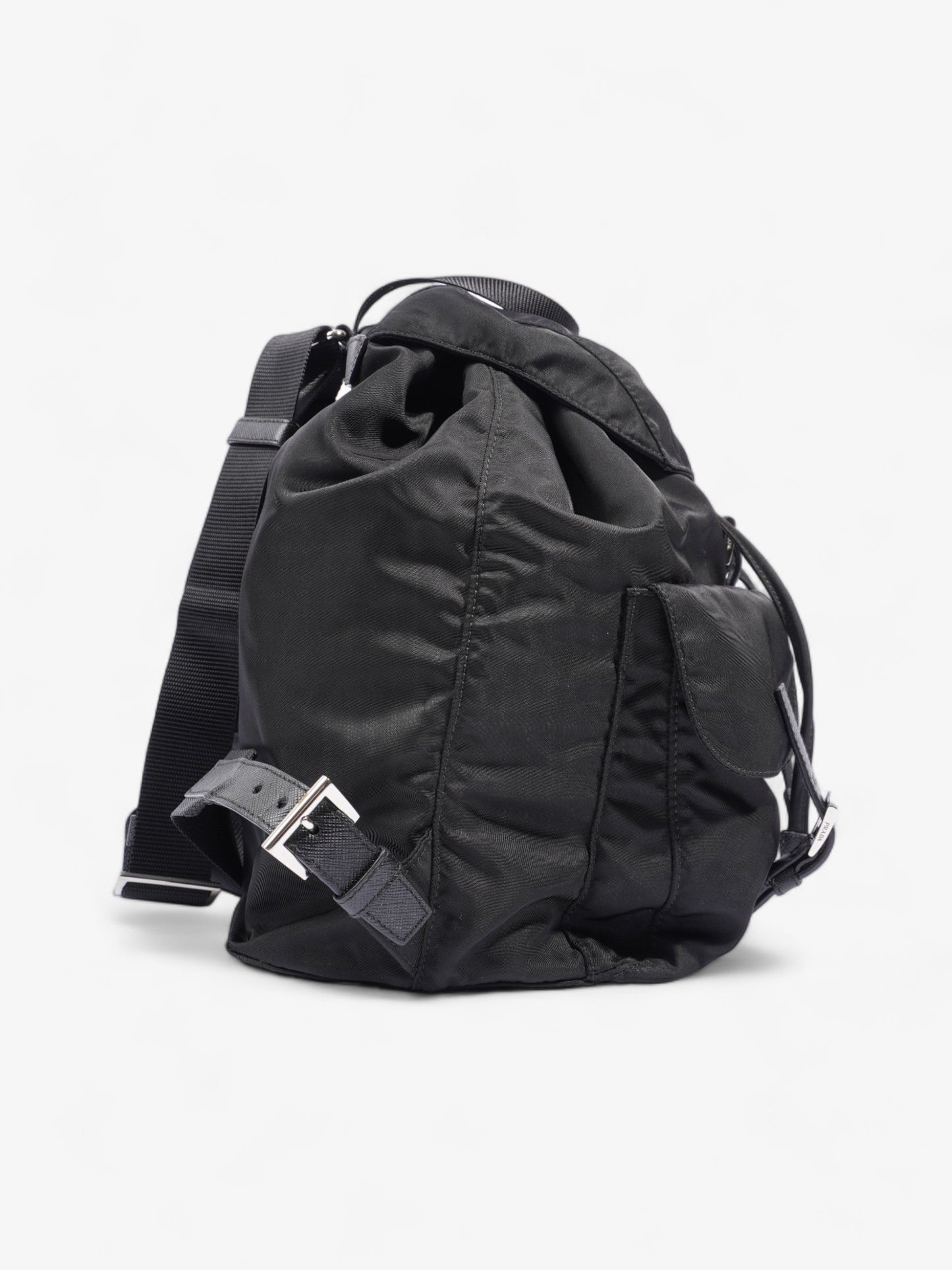 Tessuto Backpack Black Re Nylon Medium