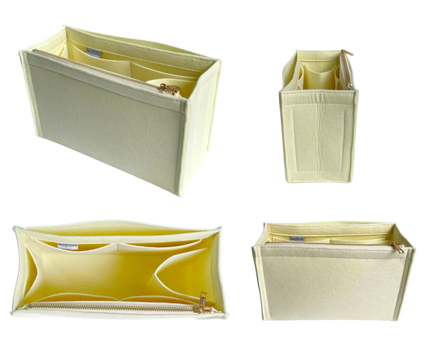 For [Large Book Tote Bag] Felt Insert Organizer Liner (Type X)