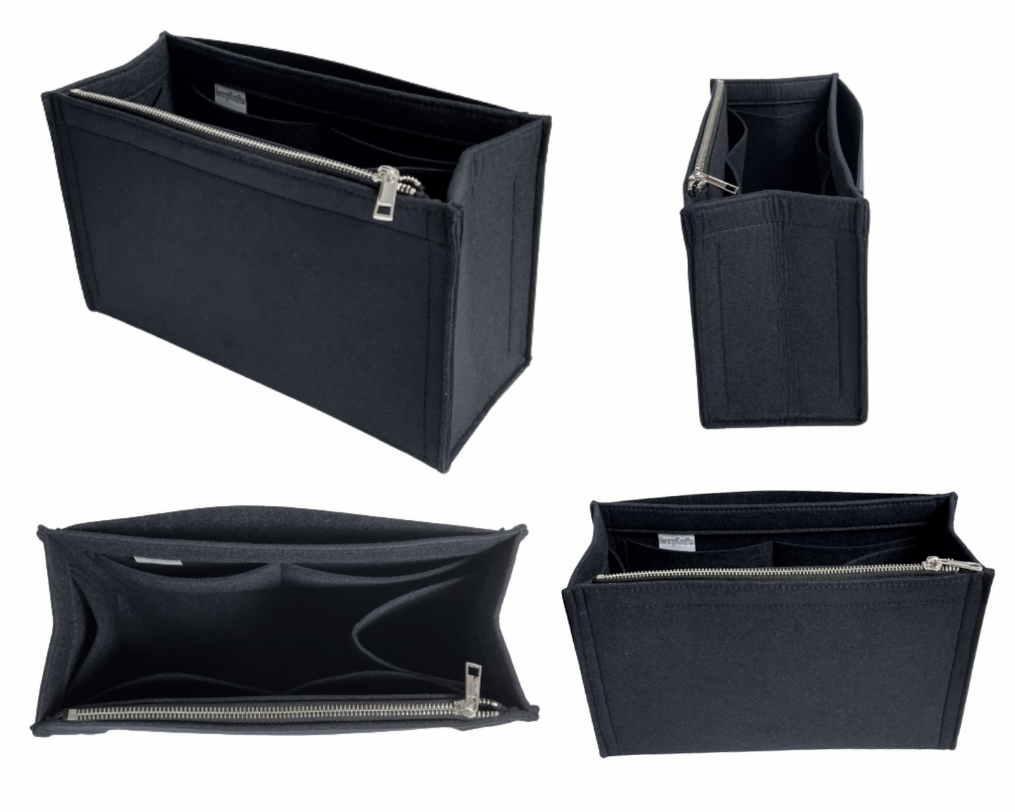 For [Large Book Tote Bag] Felt Insert Organizer Liner (Type X)