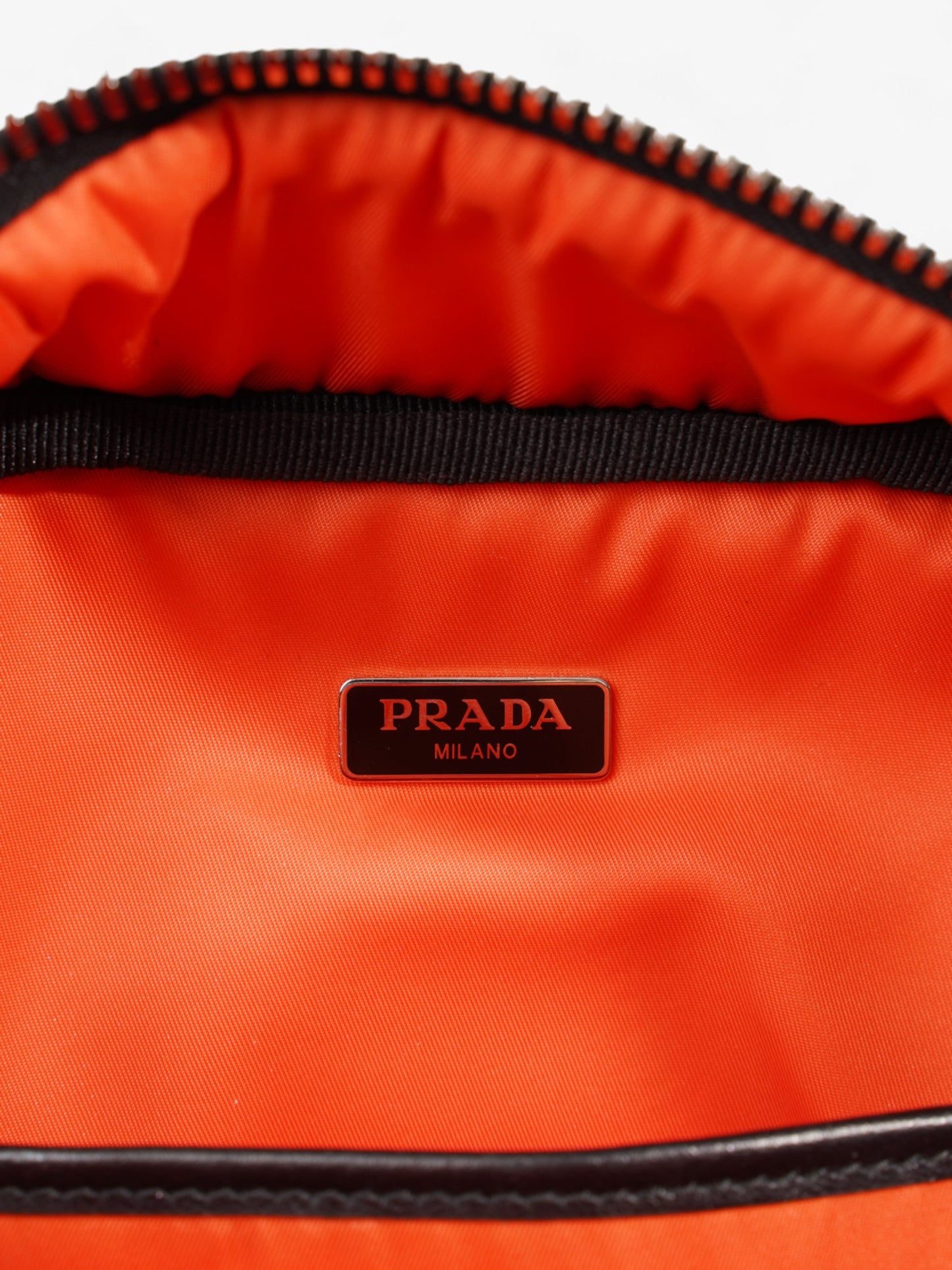 Prada Triangle Backpack Khaki Re Nylon