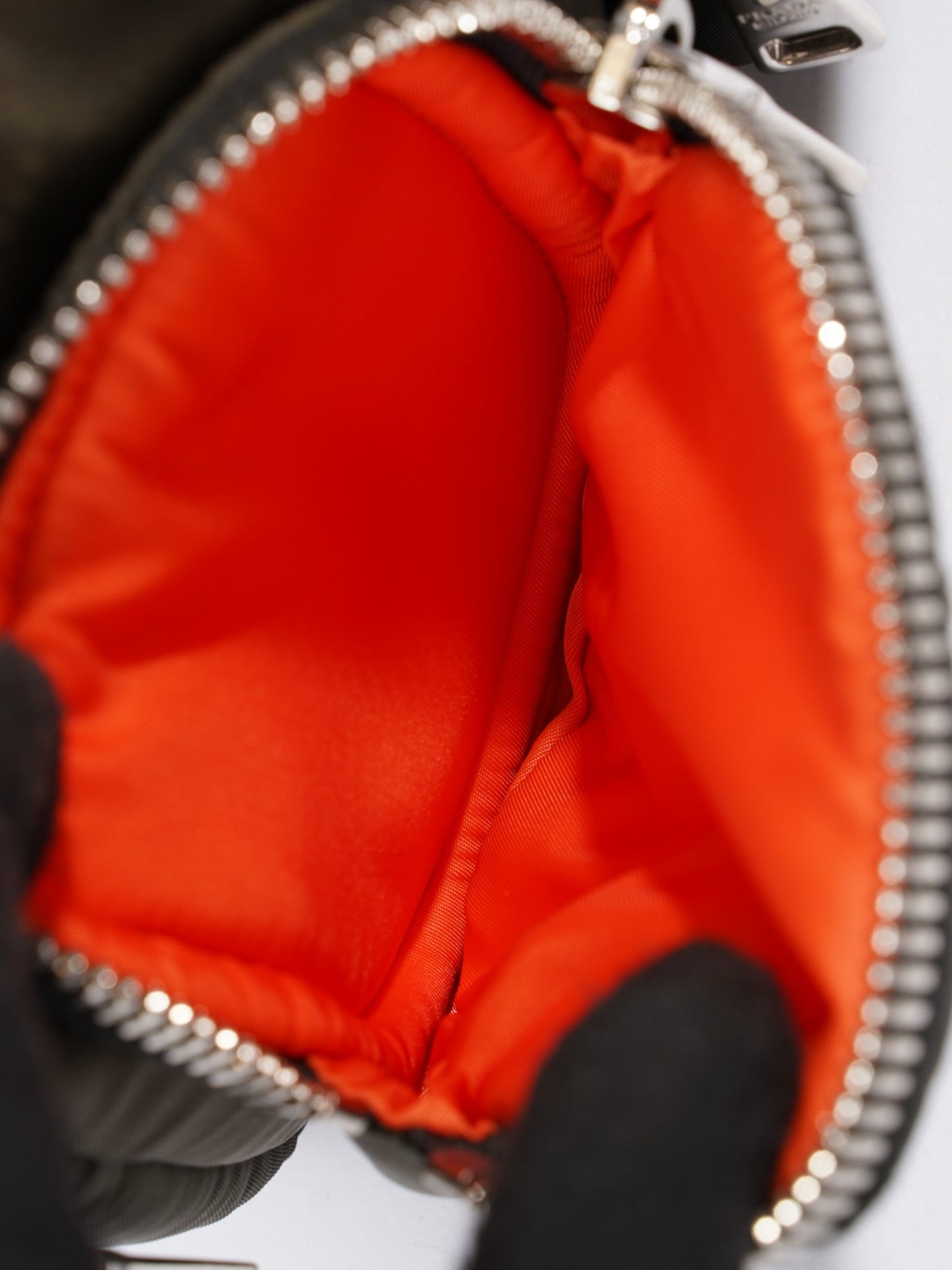 Prada Triangle Backpack Khaki Re Nylon