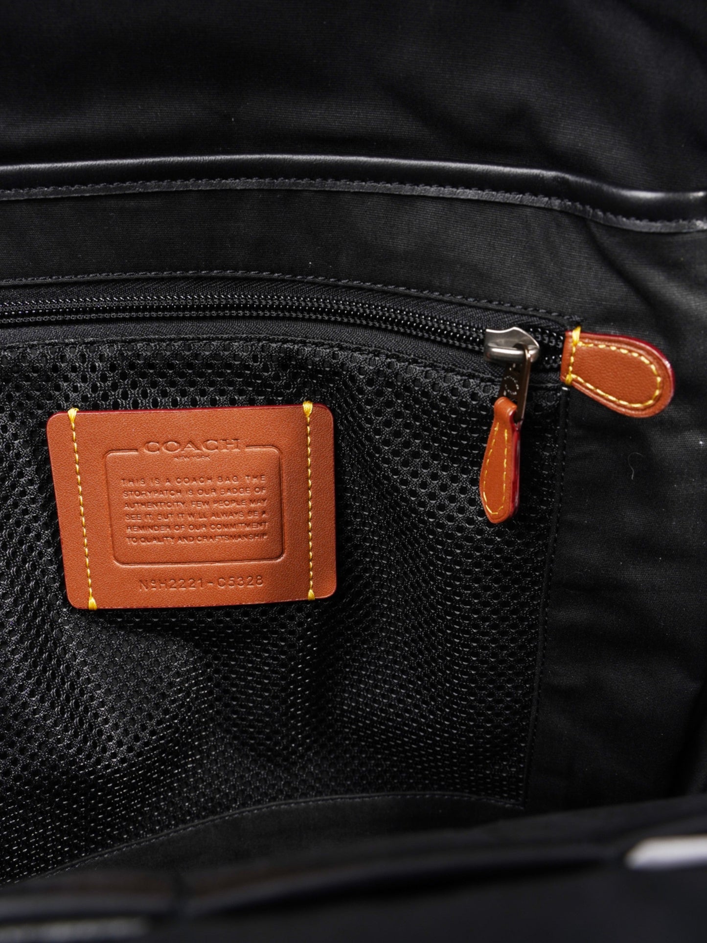 Coach Gotham Backpack Black Coated Canvas