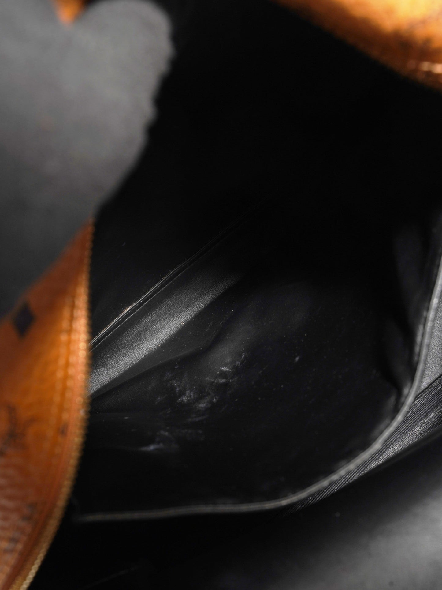MCM Stark Backpack Cognac Leather Medium