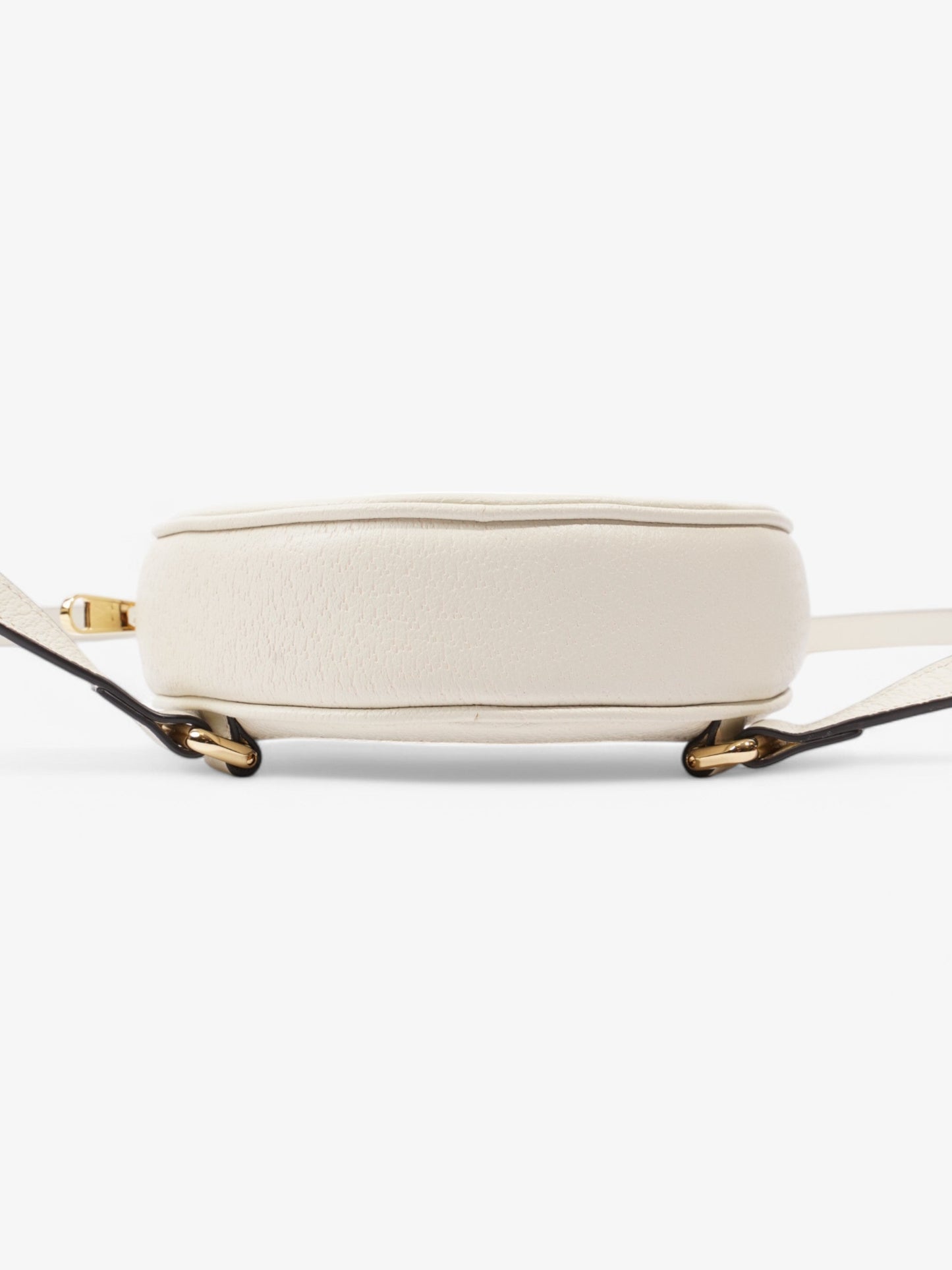 Gucci Ophidia Round Backpack White / Navy / Red Leather Mini