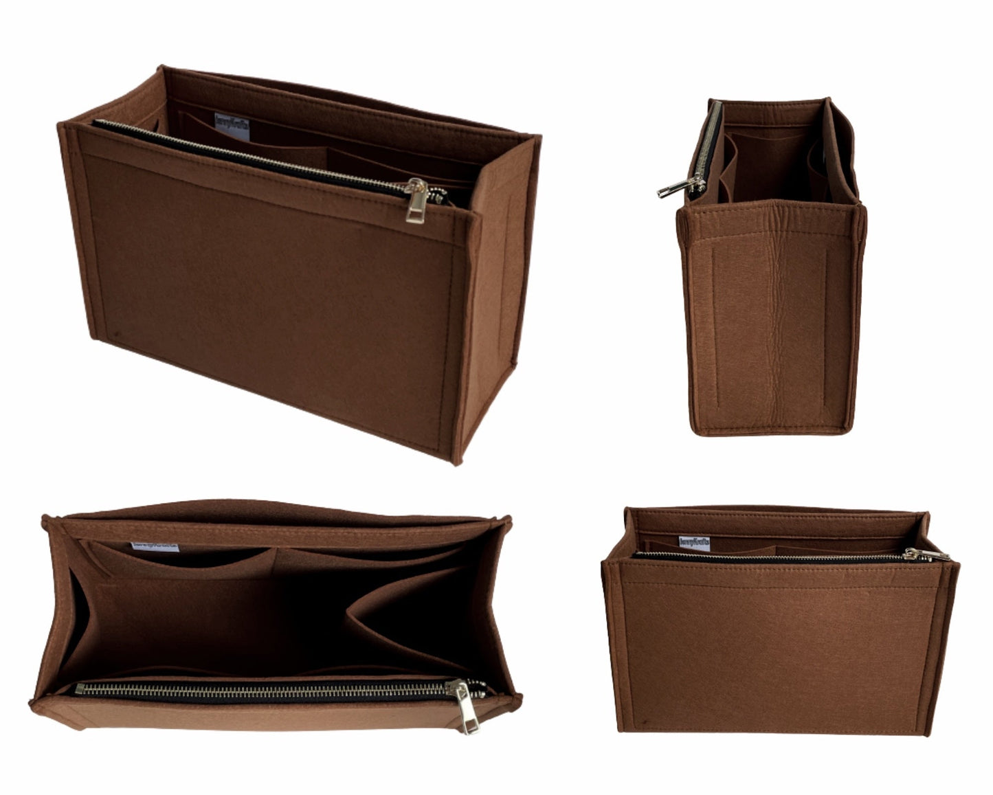 For [Large Book Tote Bag] Felt Insert Organizer Liner (Type X)