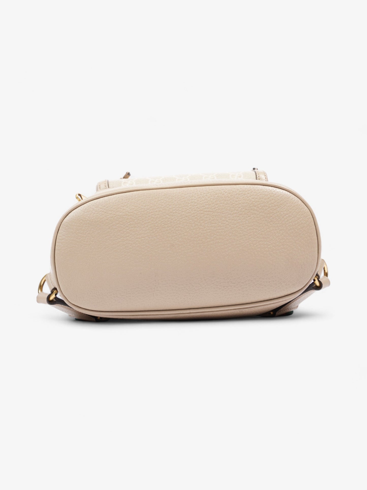 Gucci Interlocking G Backpack Beige And White GG Supreme Coated Canvas Small