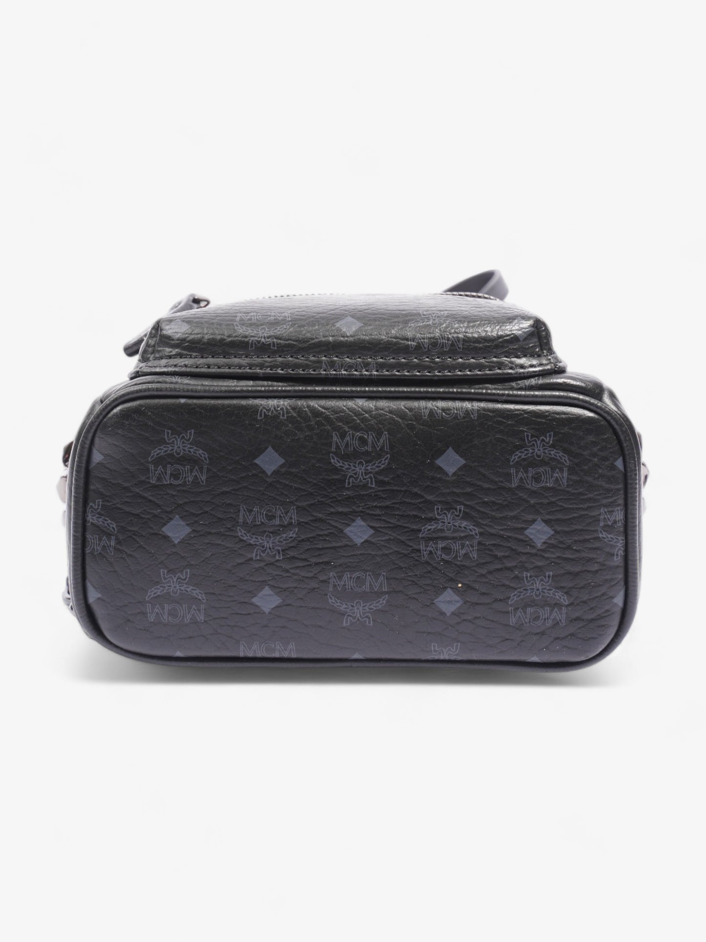 Visetos Studded Mini Backpack Black / Grey Coated Canvas