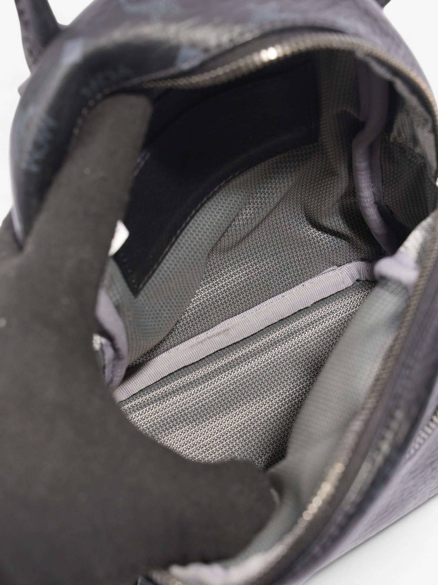 Visetos Studded Mini Backpack Black / Grey Coated Canvas