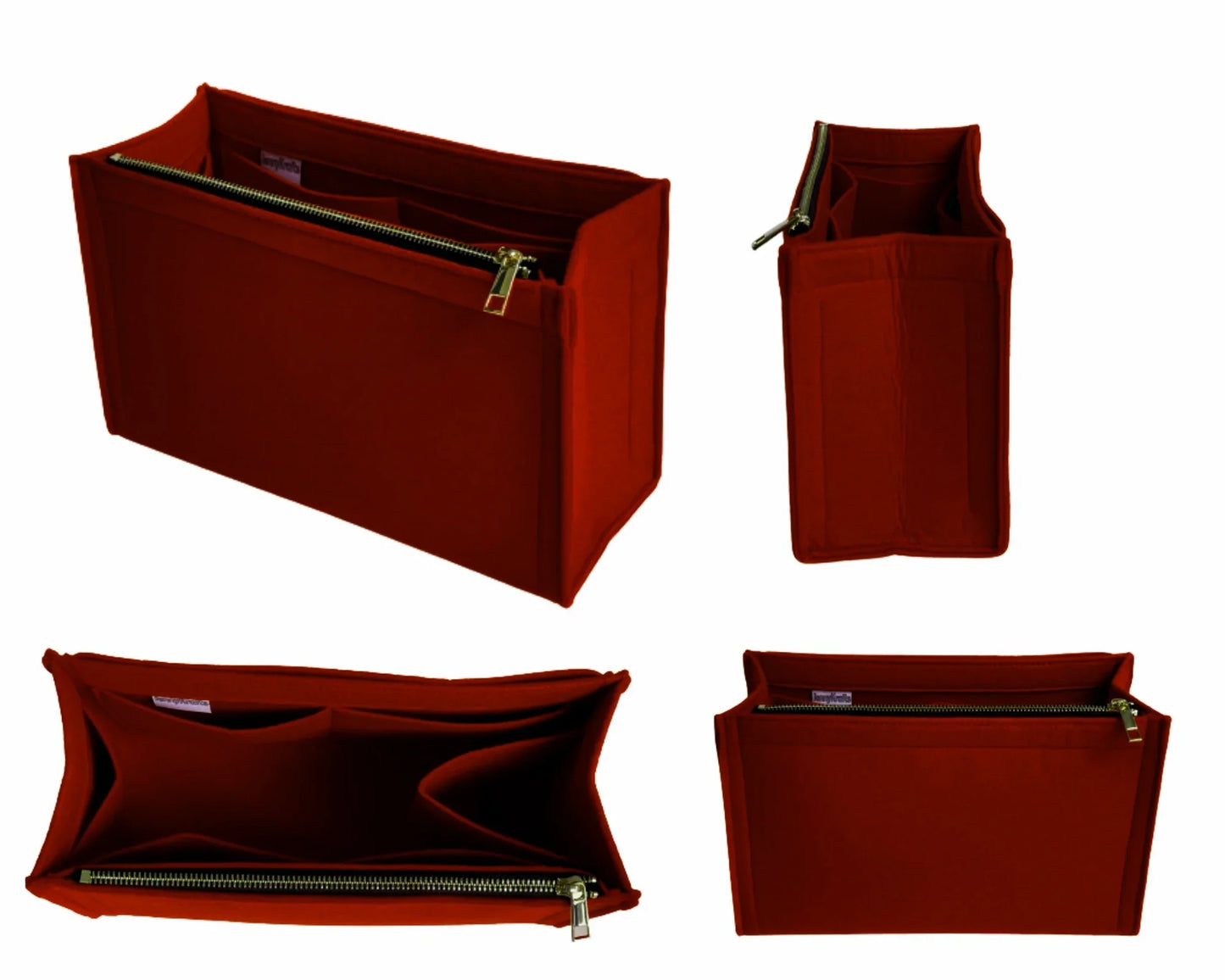 For [Large Book Tote Bag] Felt Insert Organizer Liner (Type X)