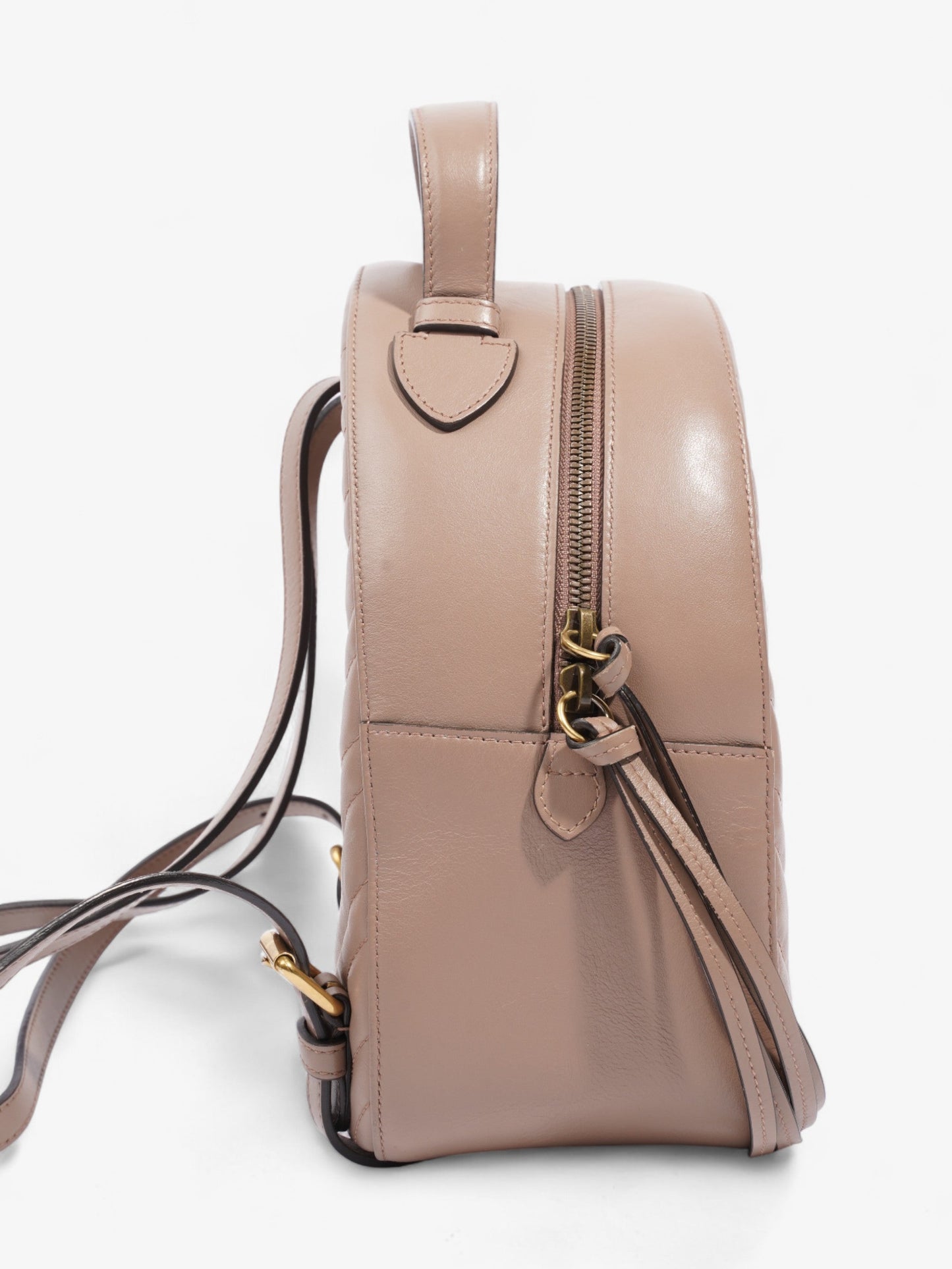 Gucci GG Marmont Backpack Dusty Pink Matelasse Leather