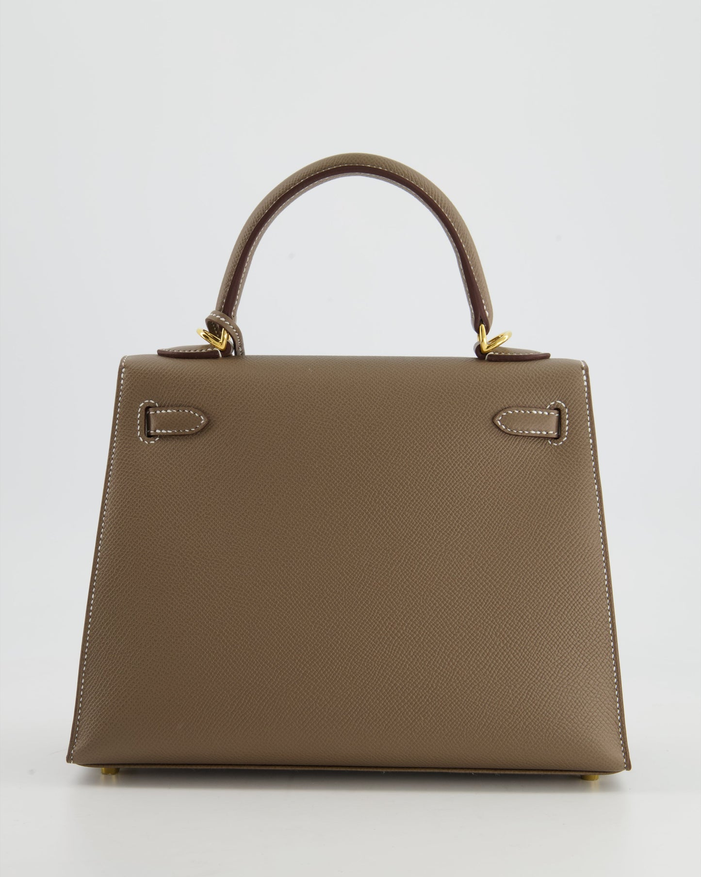 *HOLY GRAIL* Hermès Kelly 25cm spectre shops in Etoupe Epsom Leather and Gold Hardware