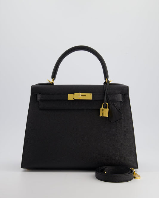 *HOT* Hermès Kelly 28cm spectre shops Bag in Black Epsom Leather with Gold Hardware
