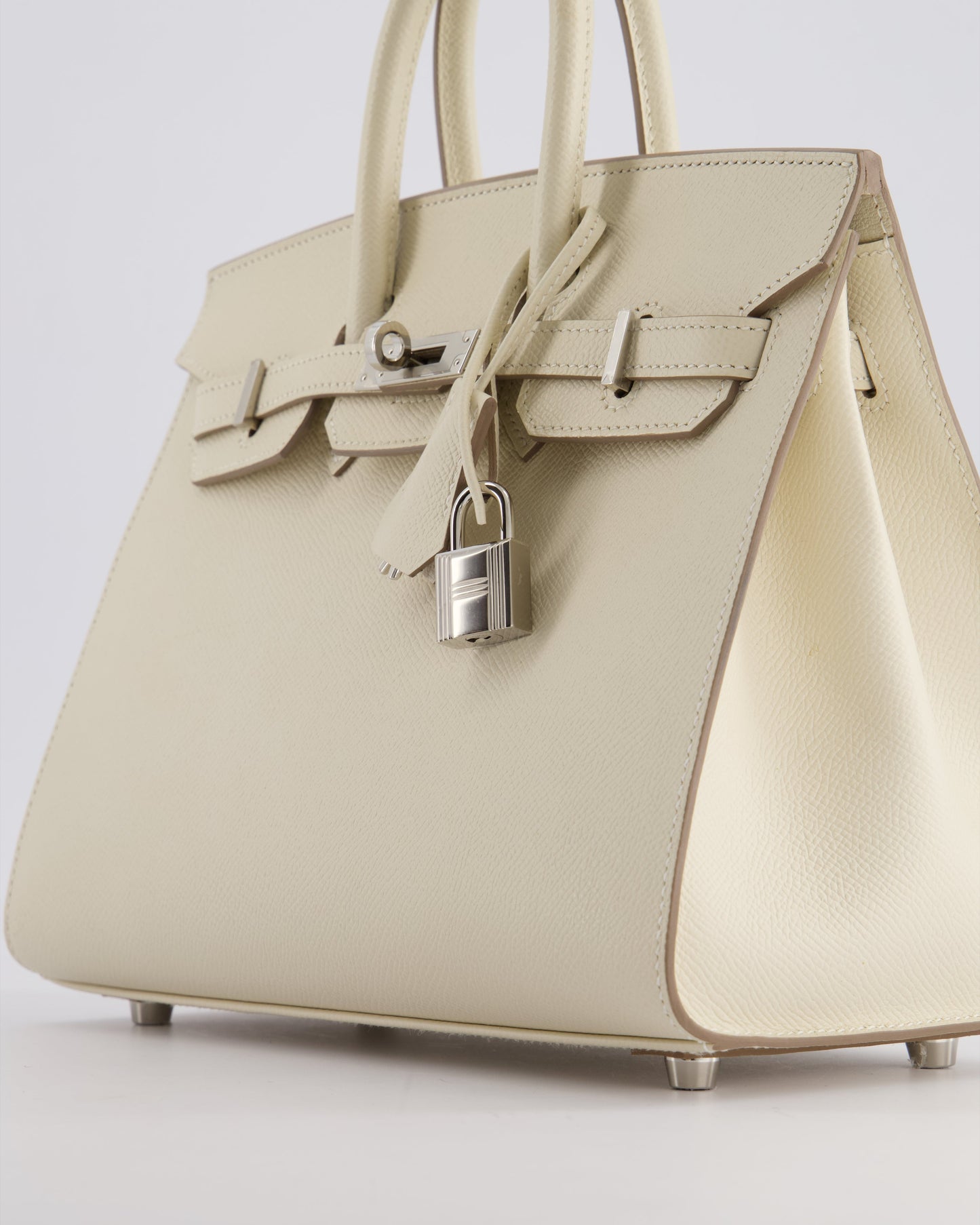 *RARE & FIRE PRICE* Hermès Birkin 25cm spectre shops Bag in Craie Epsom Leather with Palladium Hardware