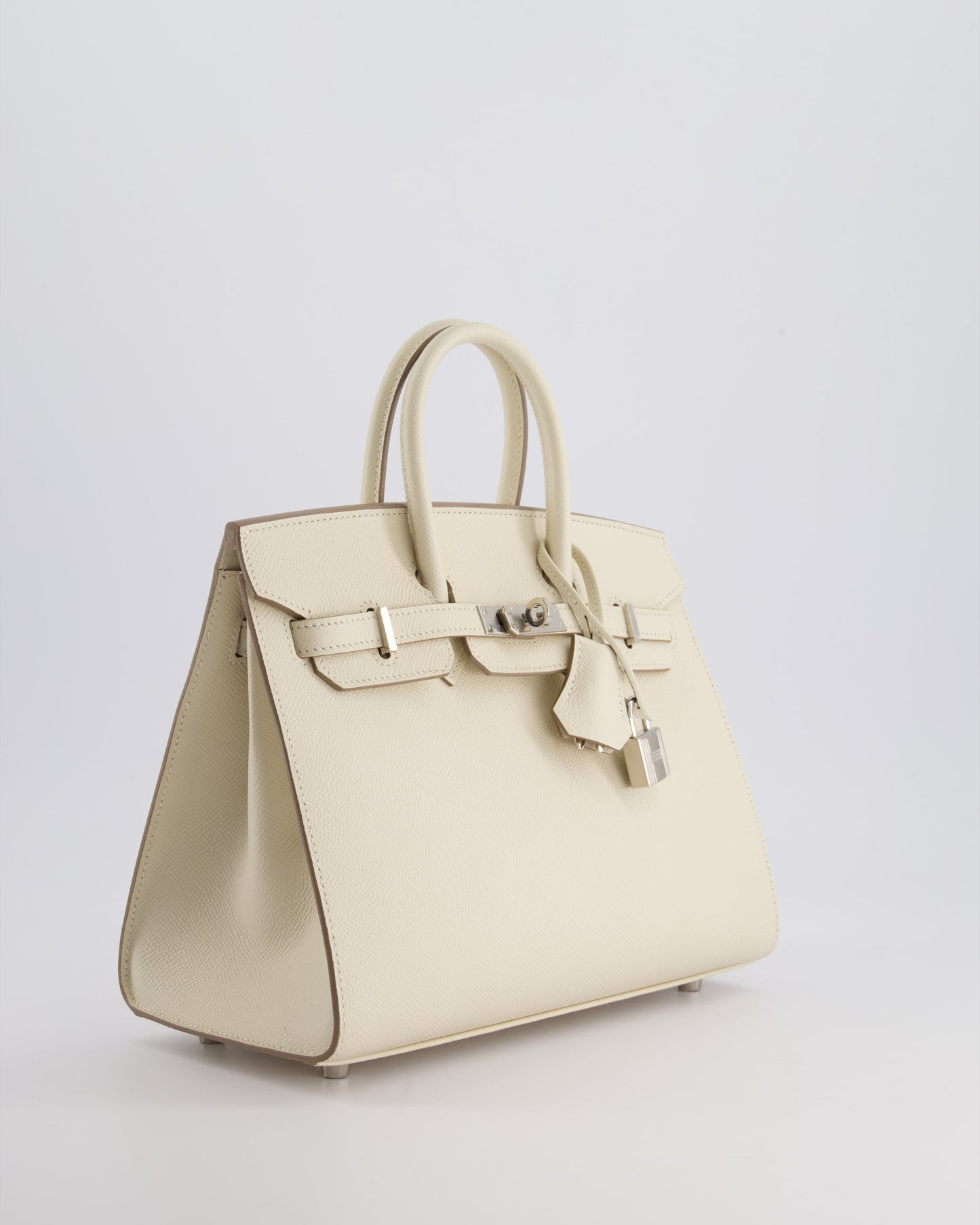 *RARE & FIRE PRICE* Hermès Birkin 25cm spectre shops Bag in Craie Epsom Leather with Palladium Hardware