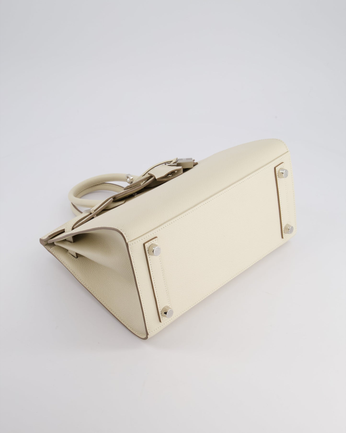*RARE & FIRE PRICE* Hermès Birkin 25cm spectre shops Bag in Craie Epsom Leather with Palladium Hardware