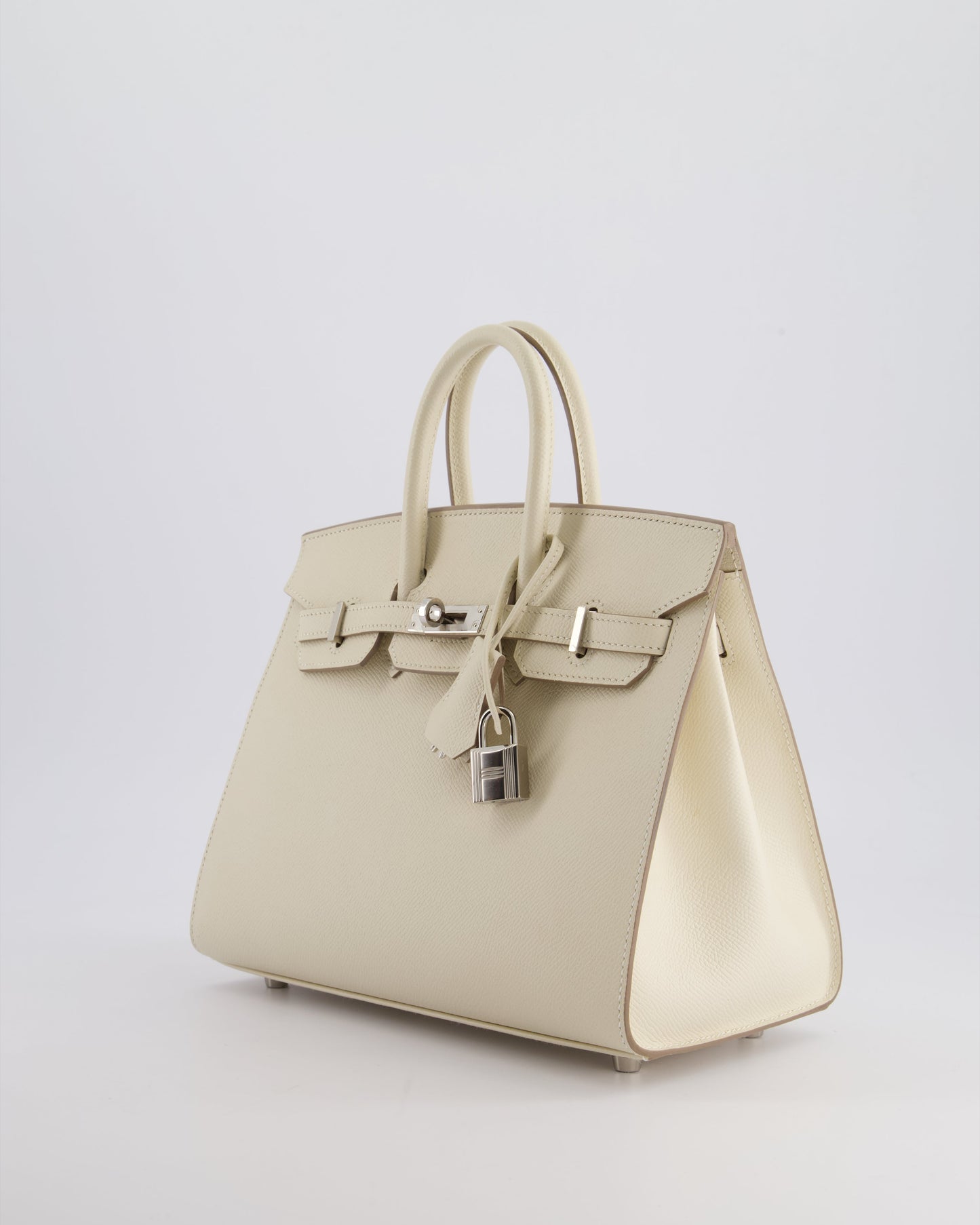 *RARE & FIRE PRICE* Hermès Birkin 25cm spectre shops Bag in Craie Epsom Leather with Palladium Hardware