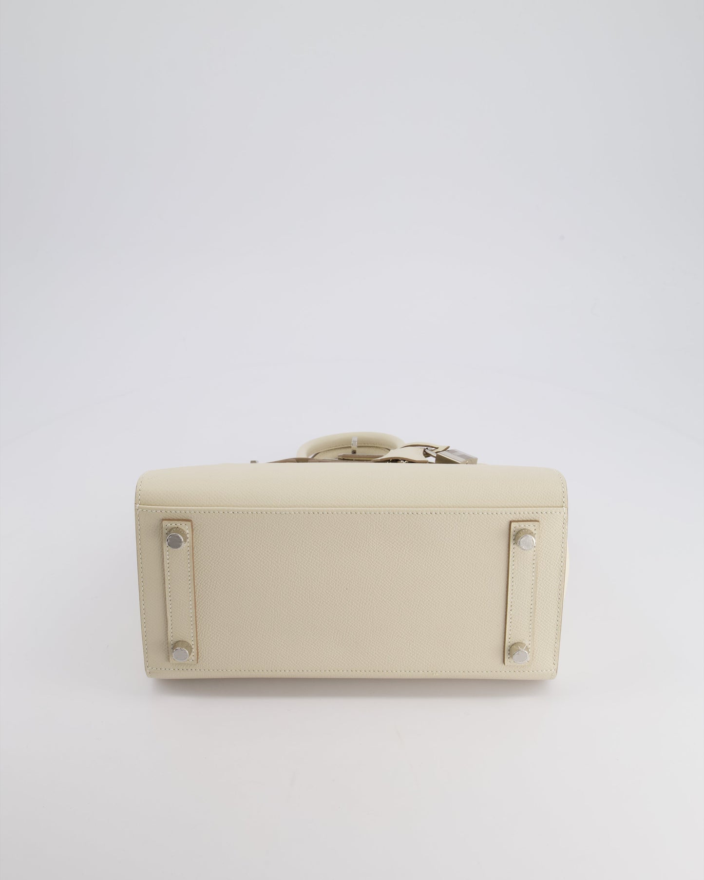 *RARE & FIRE PRICE* Hermès Birkin 25cm spectre shops Bag in Craie Epsom Leather with Palladium Hardware