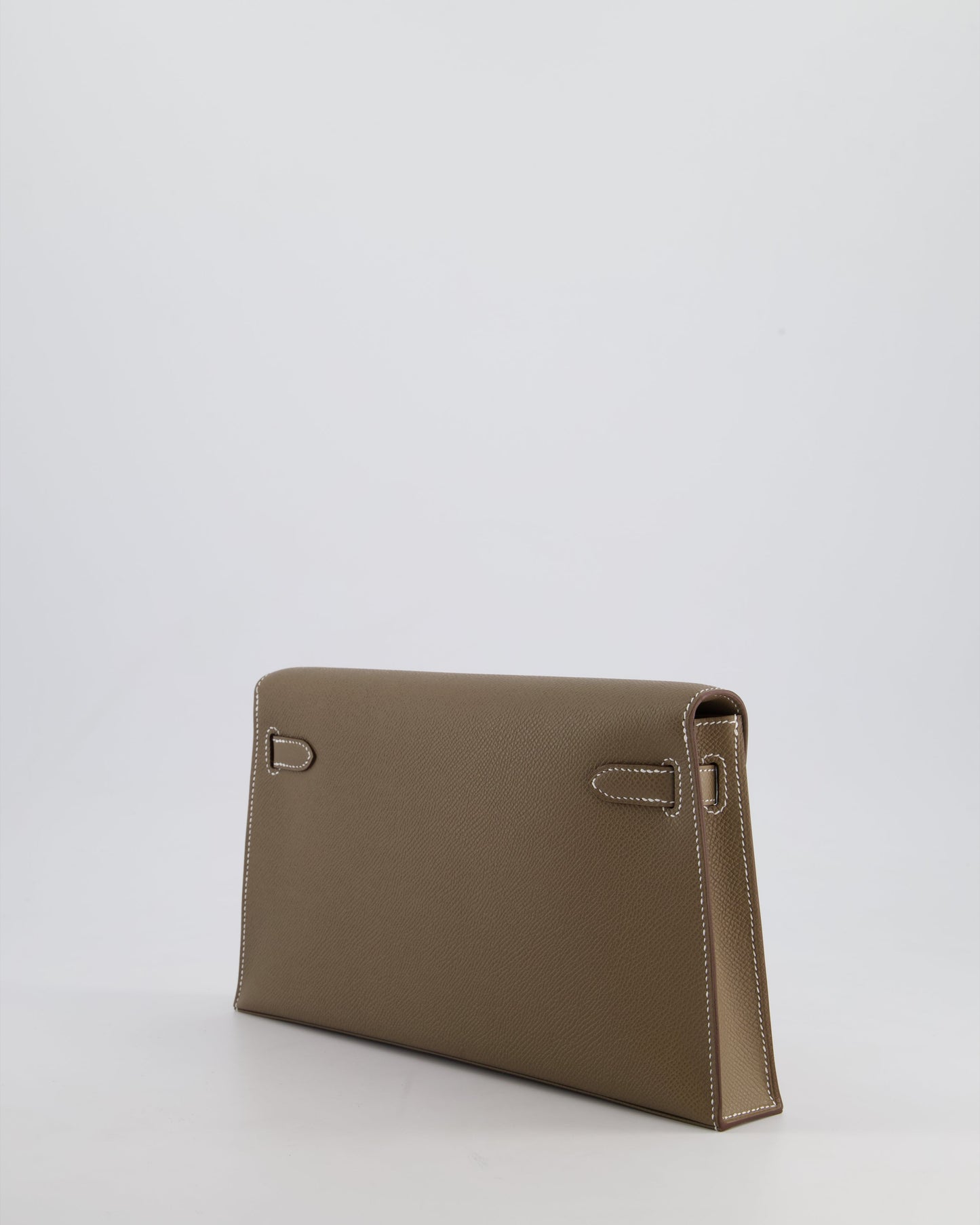 *NEW RELEASE* Hermès Kelly Elan Bag in Etoupe Epsom Leather with Palladium Hardware