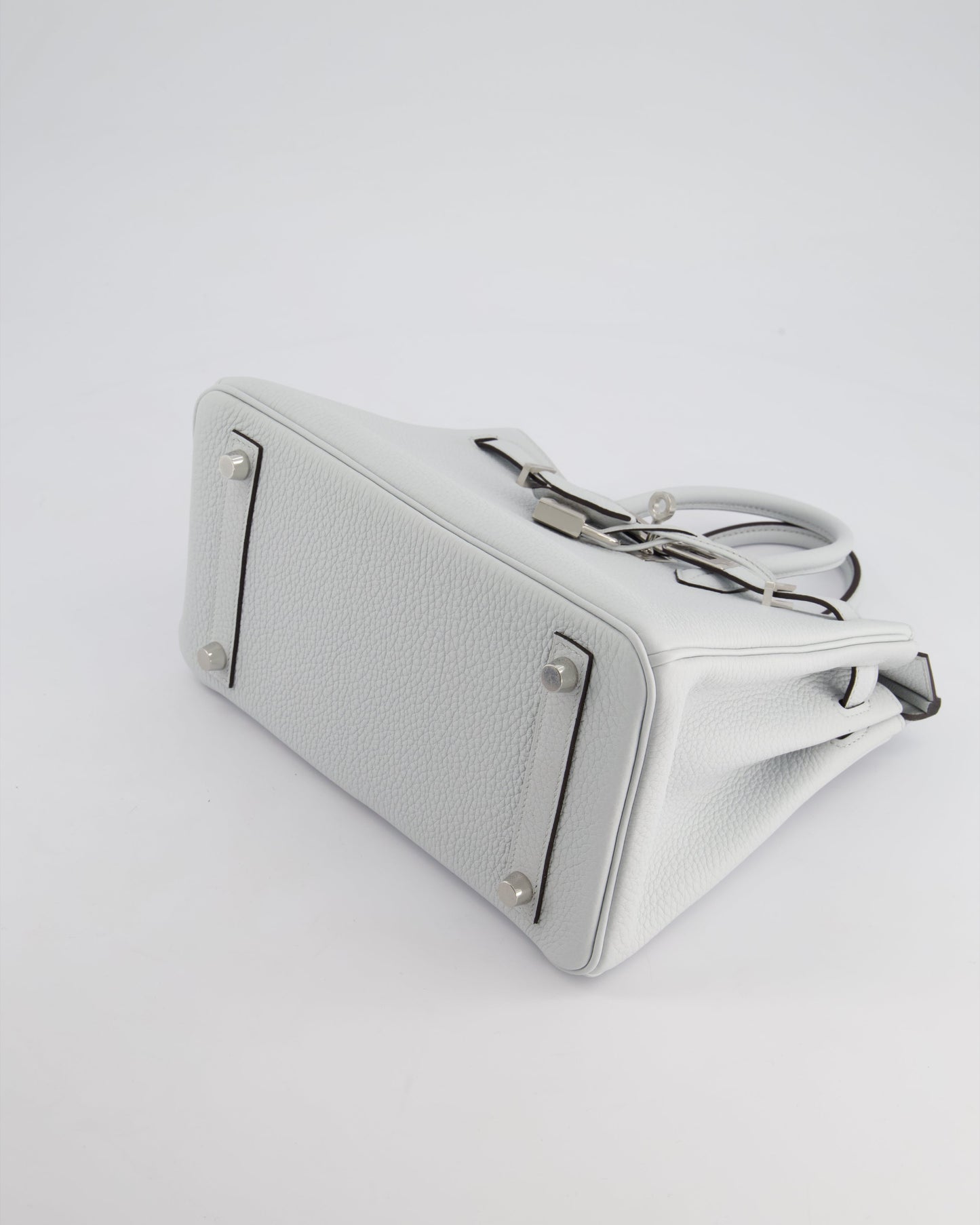 *NEW COLOUR* Hermès Birkin 25cm Retourne Bag in Gris Platine Togo Leather with Palladium Hardware