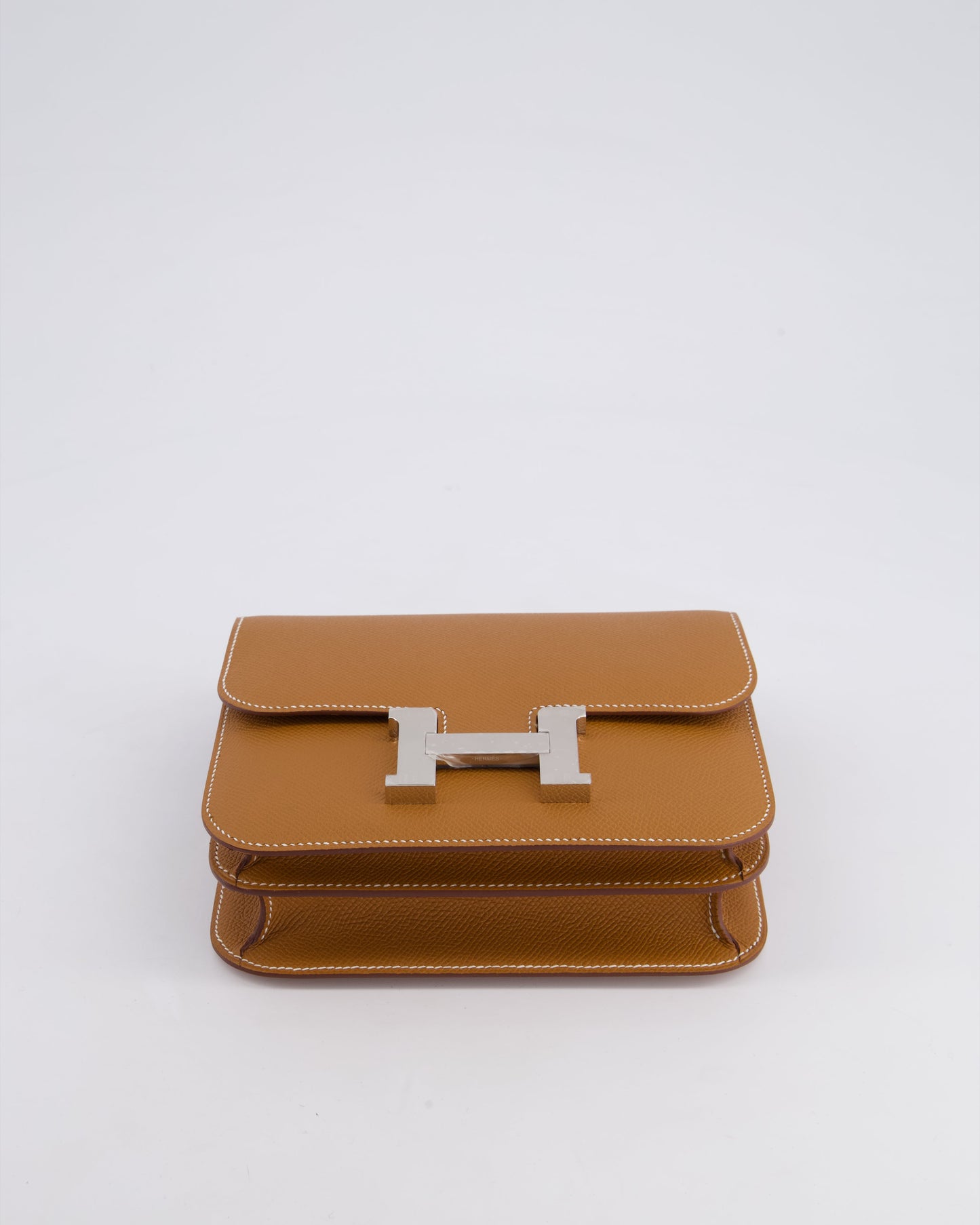 *HOT* Hermès Constance III Mini 18cm Miroir Bag in Gold Epsom Leather with Palladium Hardware
