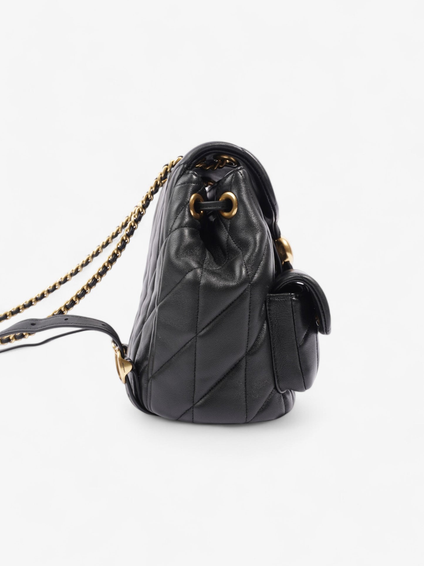 Coach Tabby Backpack Black Leather