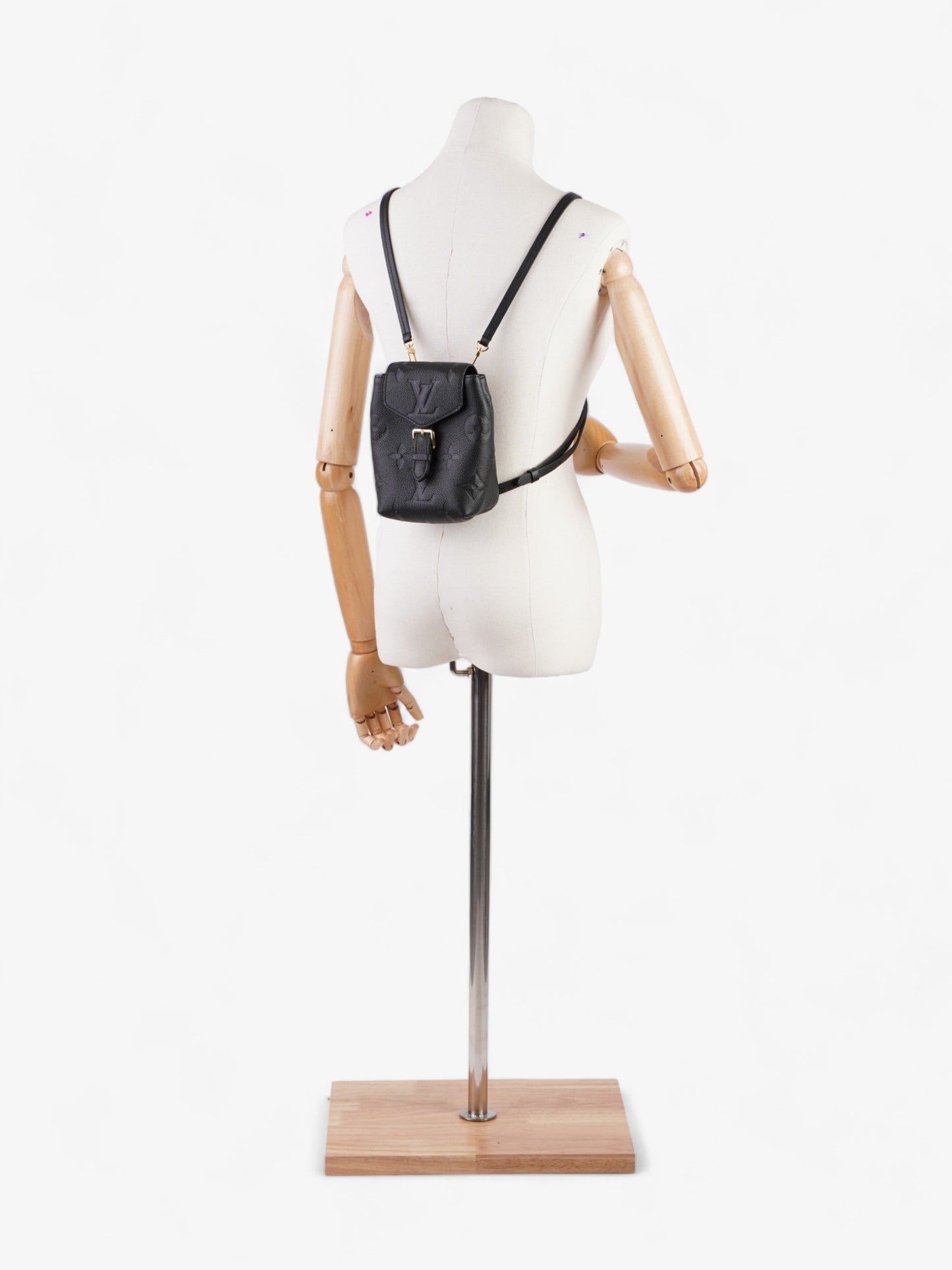 Louis Vuitton Tiny Backpack Black Empreinte Leather
