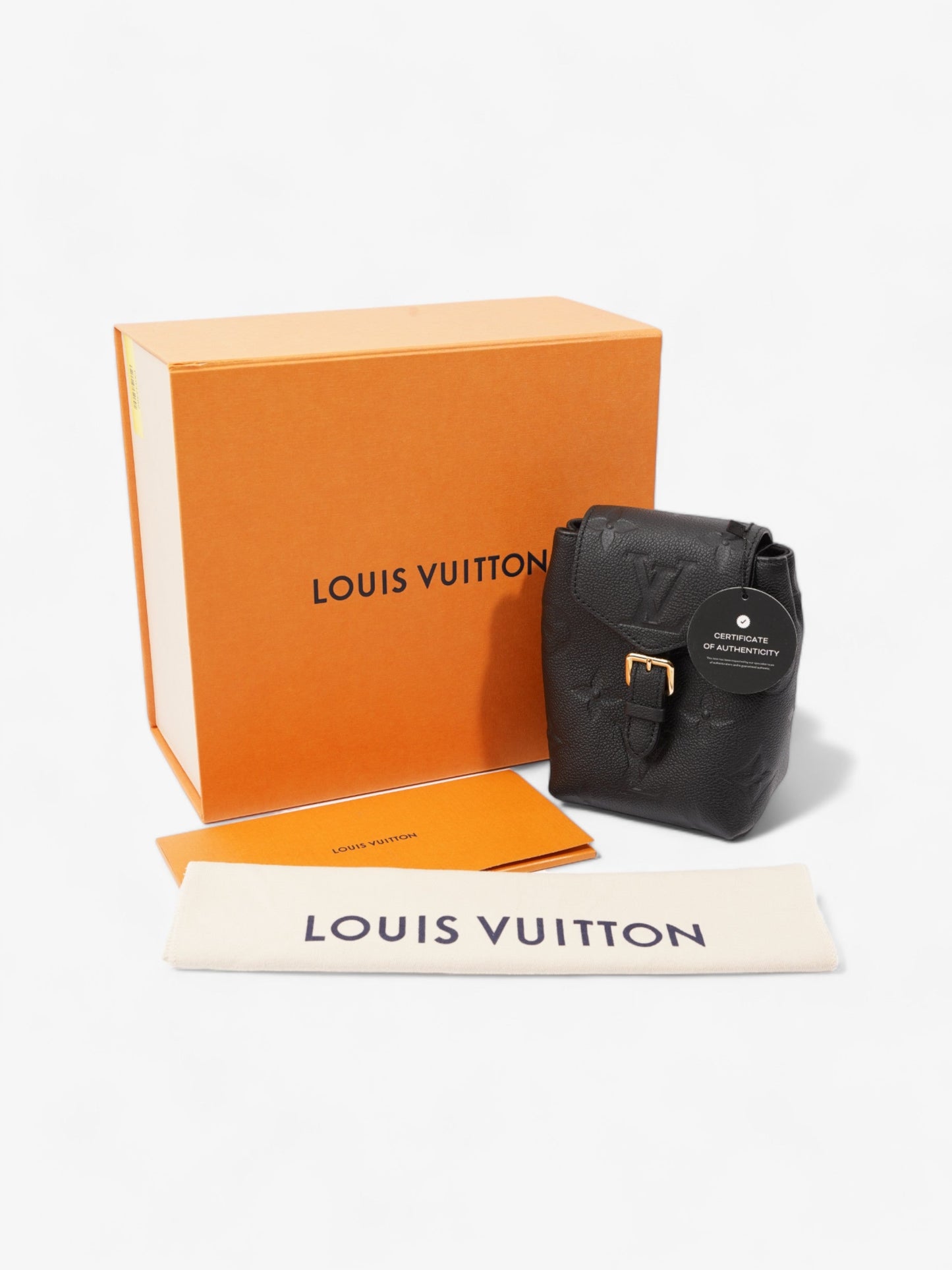 Louis Vuitton Tiny Backpack Black Empreinte Leather